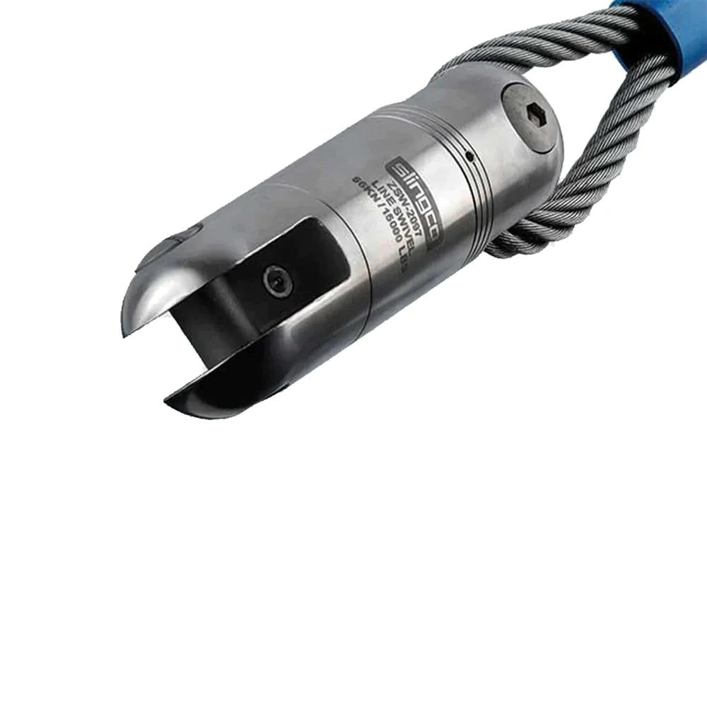 Line Pulling Swivel Bright Zinc Plated Steel 5.22 in / Slingco ZSW20